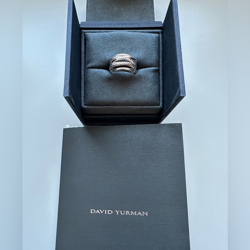 David Yurman Crossover Ring Sz 8 - Picture 4 of 13